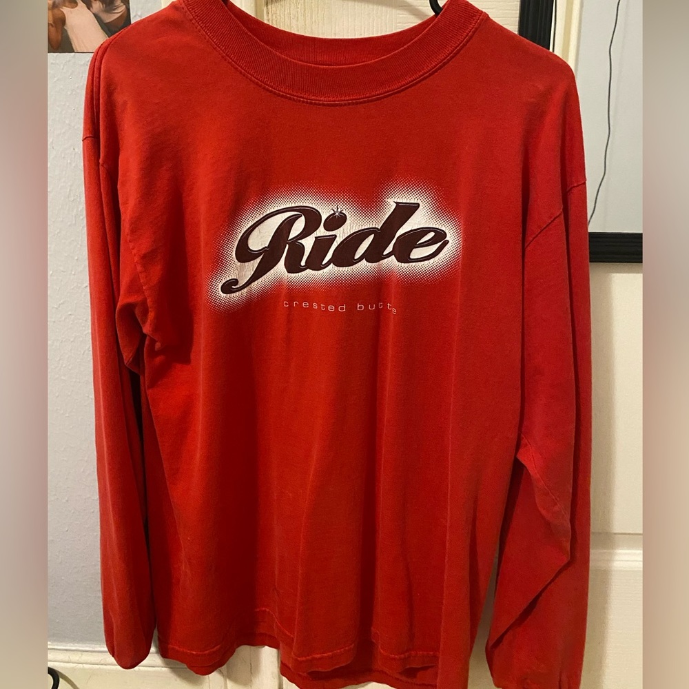 vintage RIDE CRESTED BUTTE long sleeve shirt